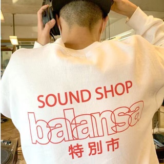 BALANSA SOUND SHOP 釜山 鋪棉 大學T 長袖衛衣 韓國音樂潮牌