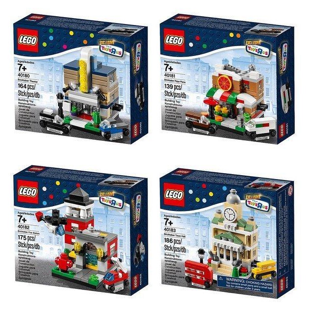 正版樂高 全新現貨 LEGO 反斗城限定款 40180 40181 40182 40183 迷你街景系列 四款合售