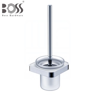 《BOSS》304不鏽鋼馬桶刷架 D-11009 不銹鋼亮面 附馬桶刷 玻璃桶身可取出清洗 臺灣製造