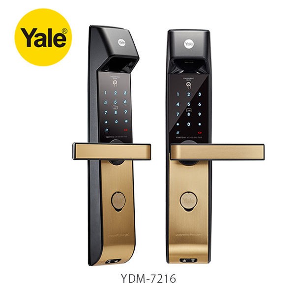 Yale YDM-7216 指紋鎖 密碼鎖 耶魯 推薦 大門電子鎖 YDM-4109 YDM-7116  感應鎖