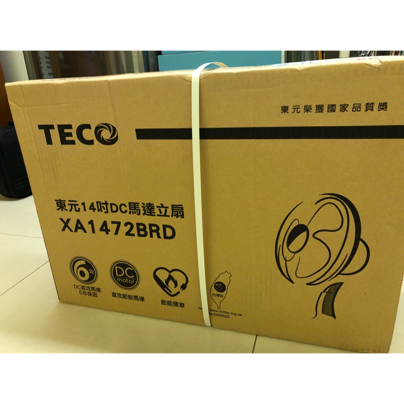 東元TECO 14吋 DC馬達遙控立扇（XA1472BRD)