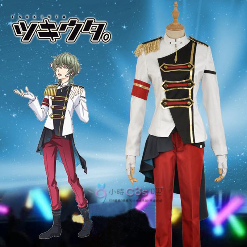 Cosplay服裝月歌師走驅 睦月始 如月戀 彌生春 卯月新 皋月葵 水無月淚黑白隊打歌服舞台服全套cos服 蝦皮購物