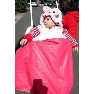 🍒現貨🍒簡易款寶寶外出防風保暖背帶推車防水毯被