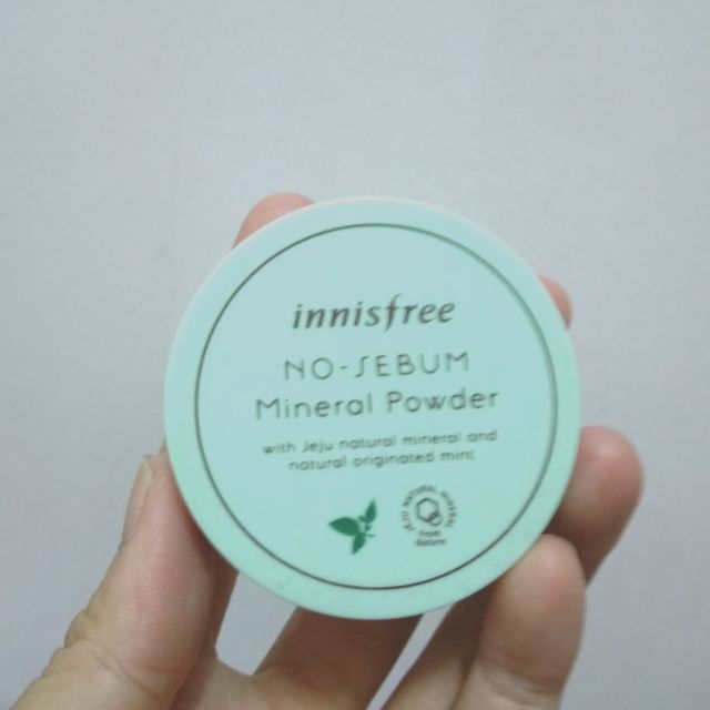 二手 韓國 innisfree 無油光天然薄荷礦物控油蜜粉