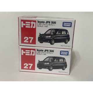 TOMY TOMICA 多美小汽車 NO.27 TOYOTA JPN TAXI 東京計程車