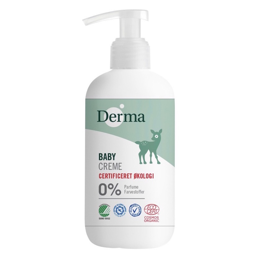 丹麥 Derma 寶寶系列 - 有機滋潤護膚霜家庭號250ml***
