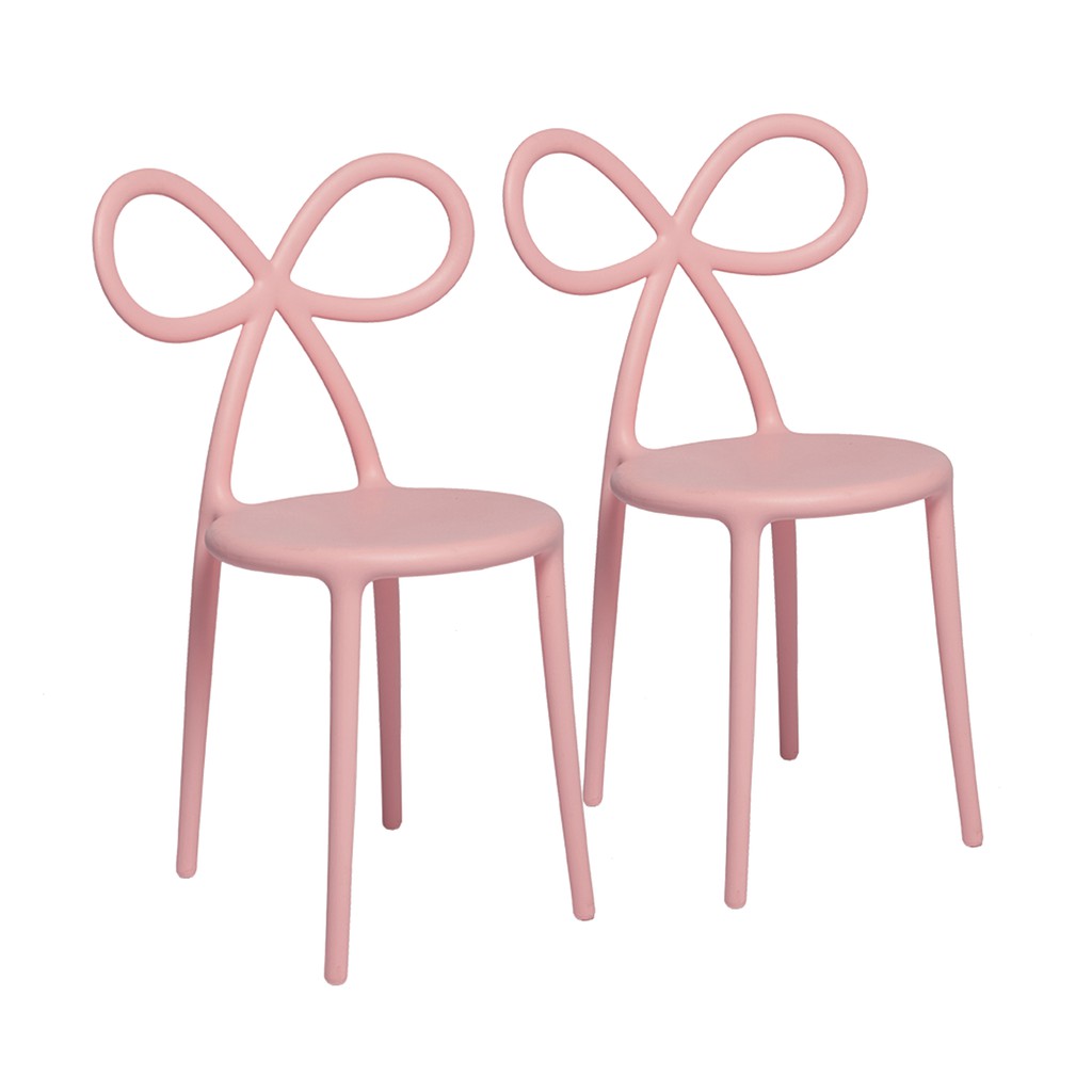 【qeeboo tw】Ribbon Chair  兩件組 緞帶椅 單椅 設計師椅  座椅  椅子 收藏 化妝椅 餐椅