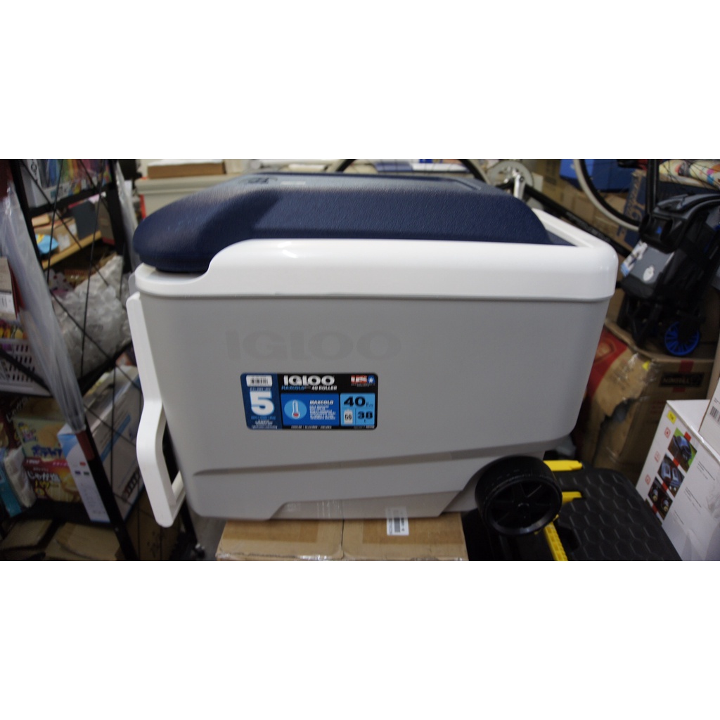 Igloo MaxCold 40QT Roller Cooler 美國製 38公升滾輪式冰桶，特價$1,199