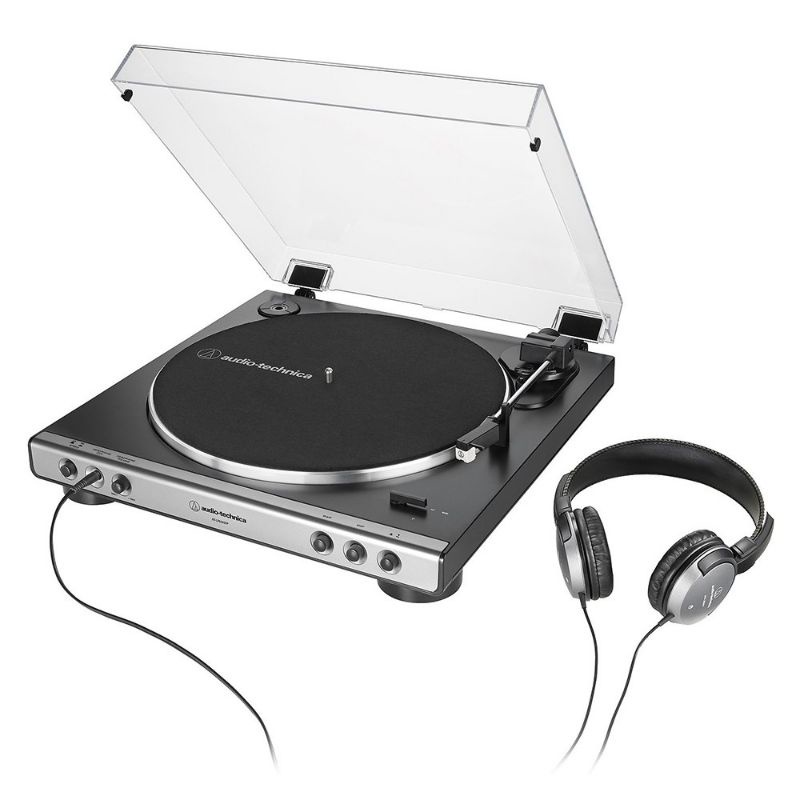 【鐵三角】全自動黑膠唱盤｜AT-LP60XHP｜耳機黑膠唱片組 台灣公司貨 二手