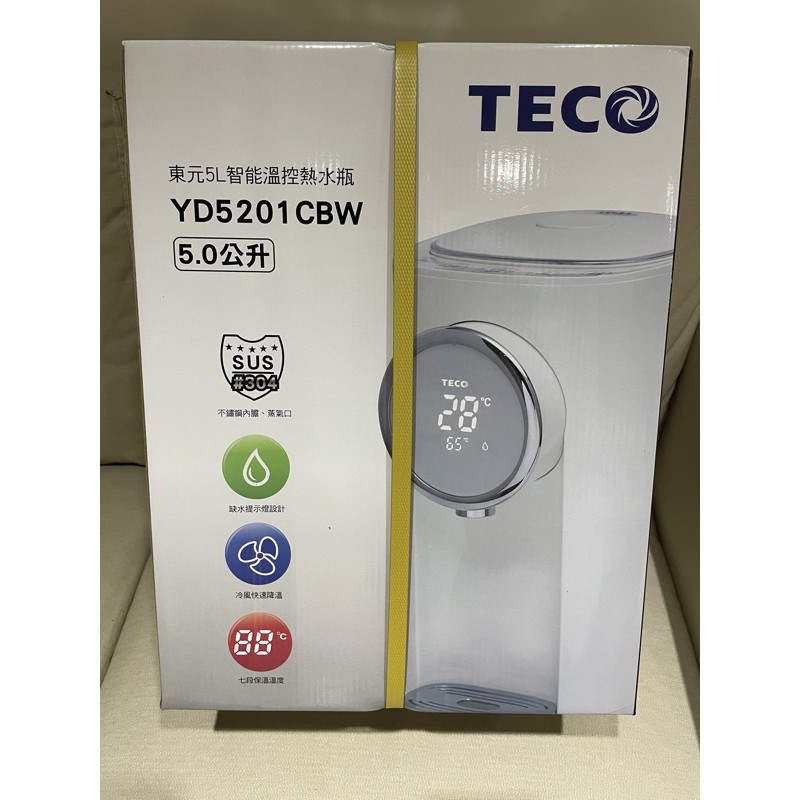 【鎧禹生活館】🔥🔥TECO 東元 5L智能溫控熱水瓶 YD5201CBW