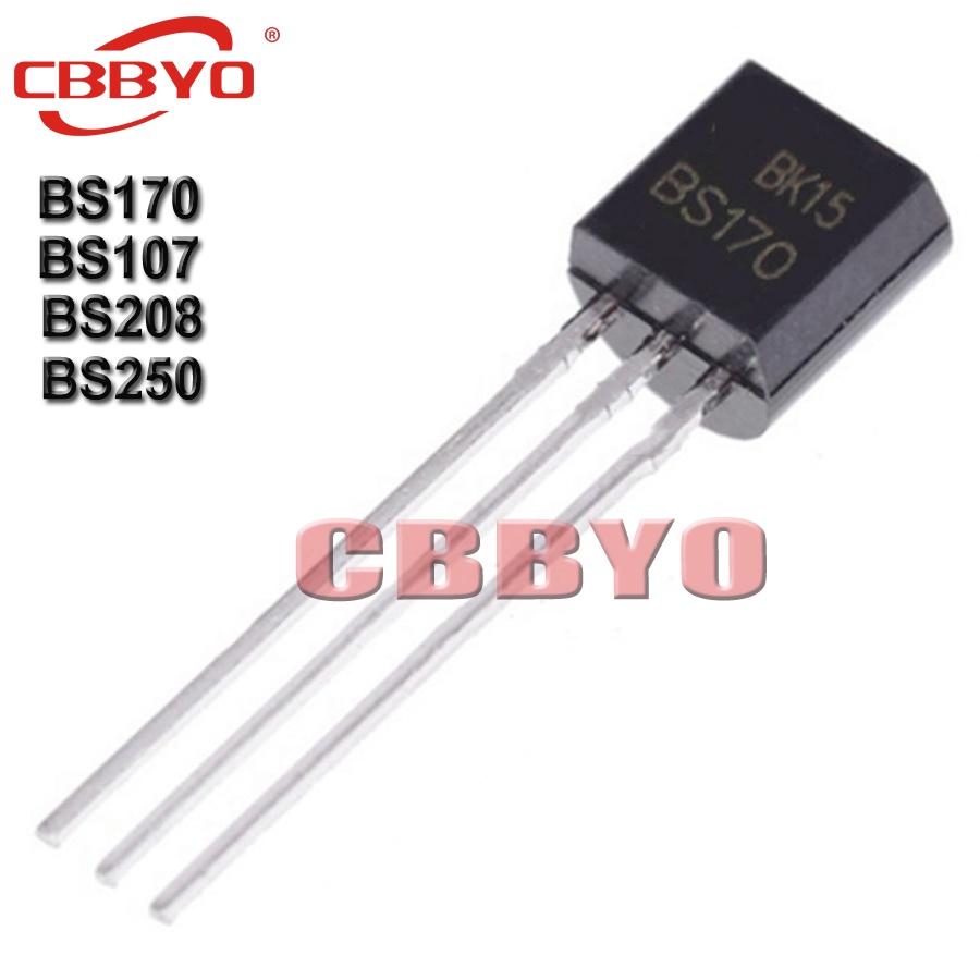 10PCS BS170 TO-92 TO92 BS107 BS107A BS250 BS208 triode trans