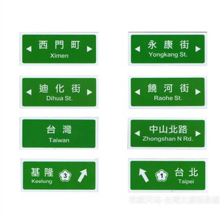 你要去那裡 | 臺北市地名 | 臺灣地標/路標/路牌創意磁鐵/冰箱貼 | 另有新北市及其他中南部地名 [收藏天地]