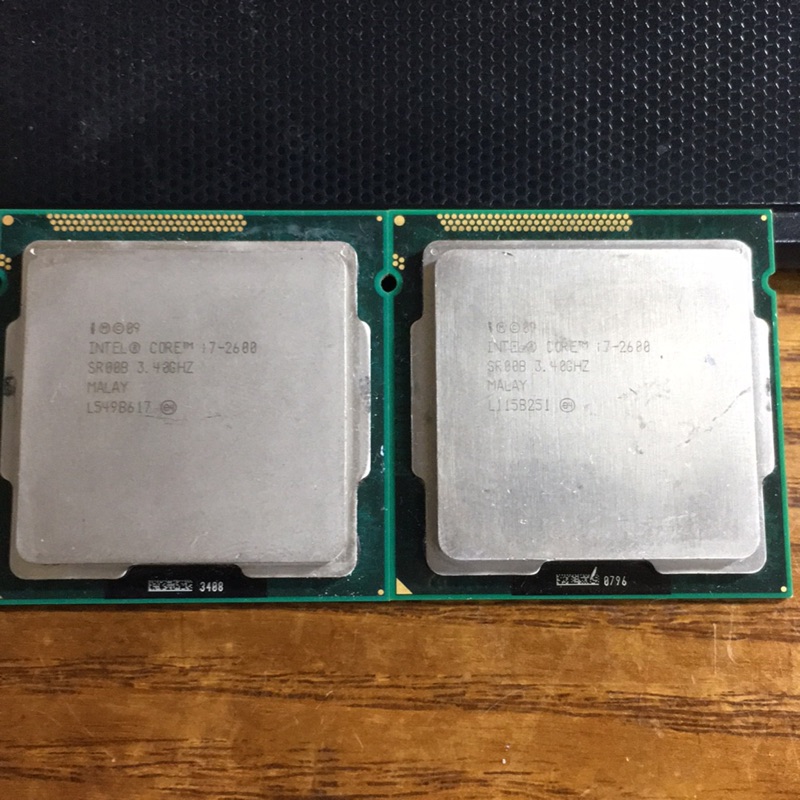 2個 壞掉 不開機的 Intel i7 2600 CPU