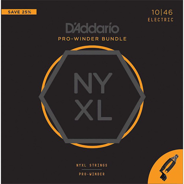 D'Addario NYXL 10-46＋剪捲弦器 超值套裝組【桑兔】