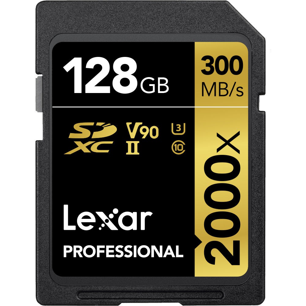 Lexar 雷克沙 Professional 128G SDXC UHS-II 2000x 公司貨