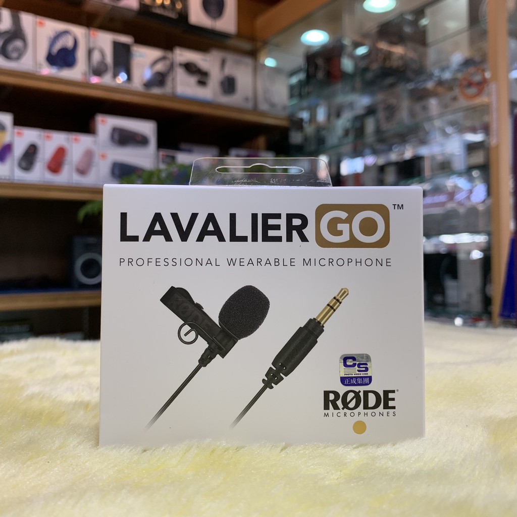 台灣總代理 正成公司貨 RODE Lavalier GO 領夾式 小型麥克風 3.5mm TRS 2色 視聽影訊