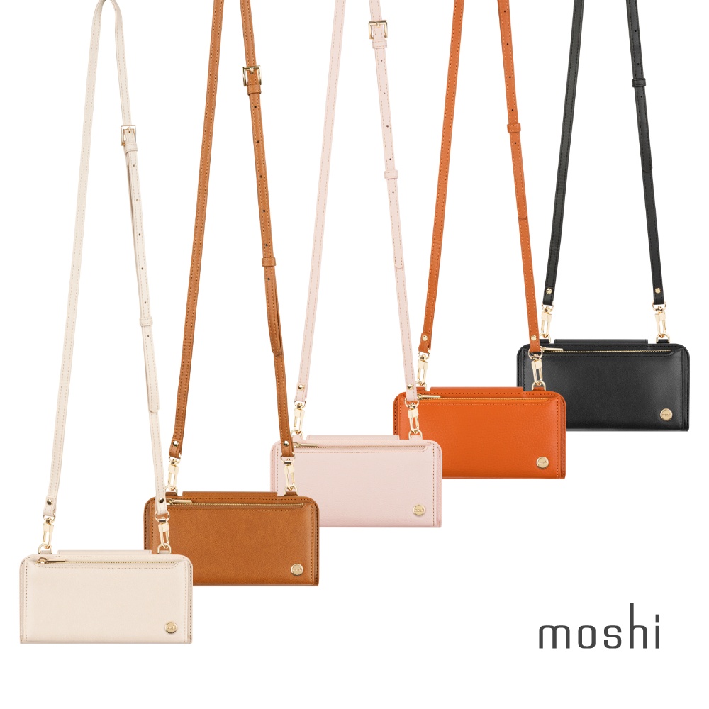 Moshi SnapTo Crossbody Wallet 磁吸式斜背三用手機包