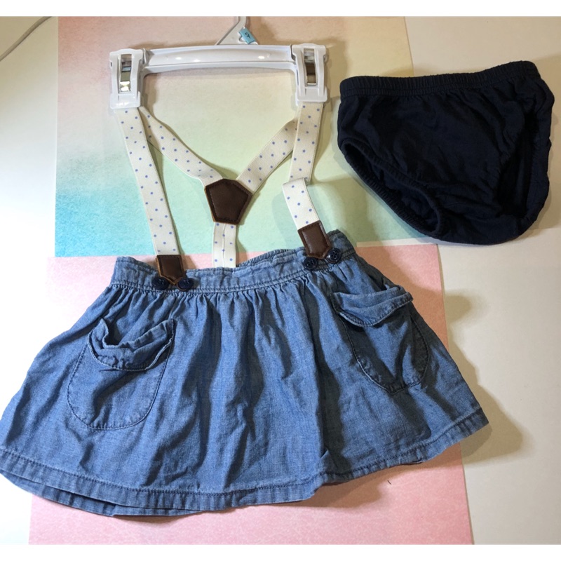 Oshkosh baby B’gosh(3-6m)吊帶裙—二手