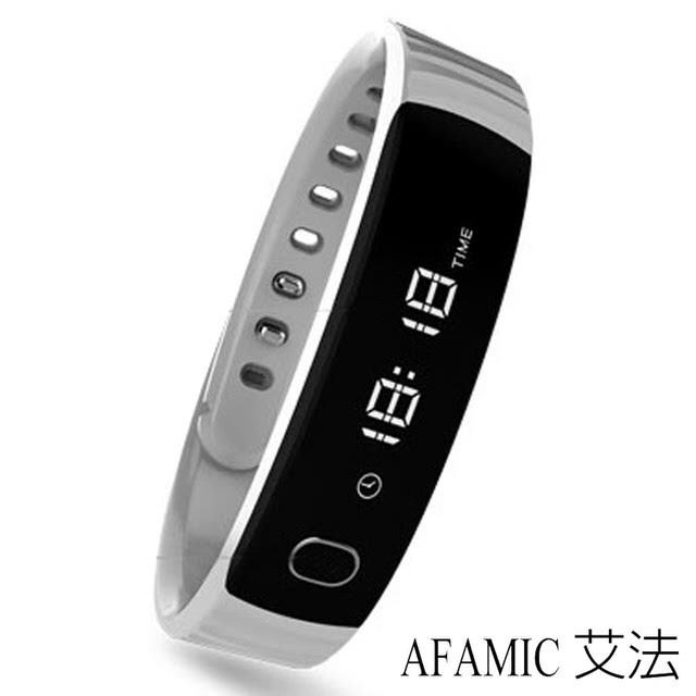 超底價790全新AFAMIC 艾法 H8藍芽智能運動手環 運動手錶 防盜智慧手錶(白色)