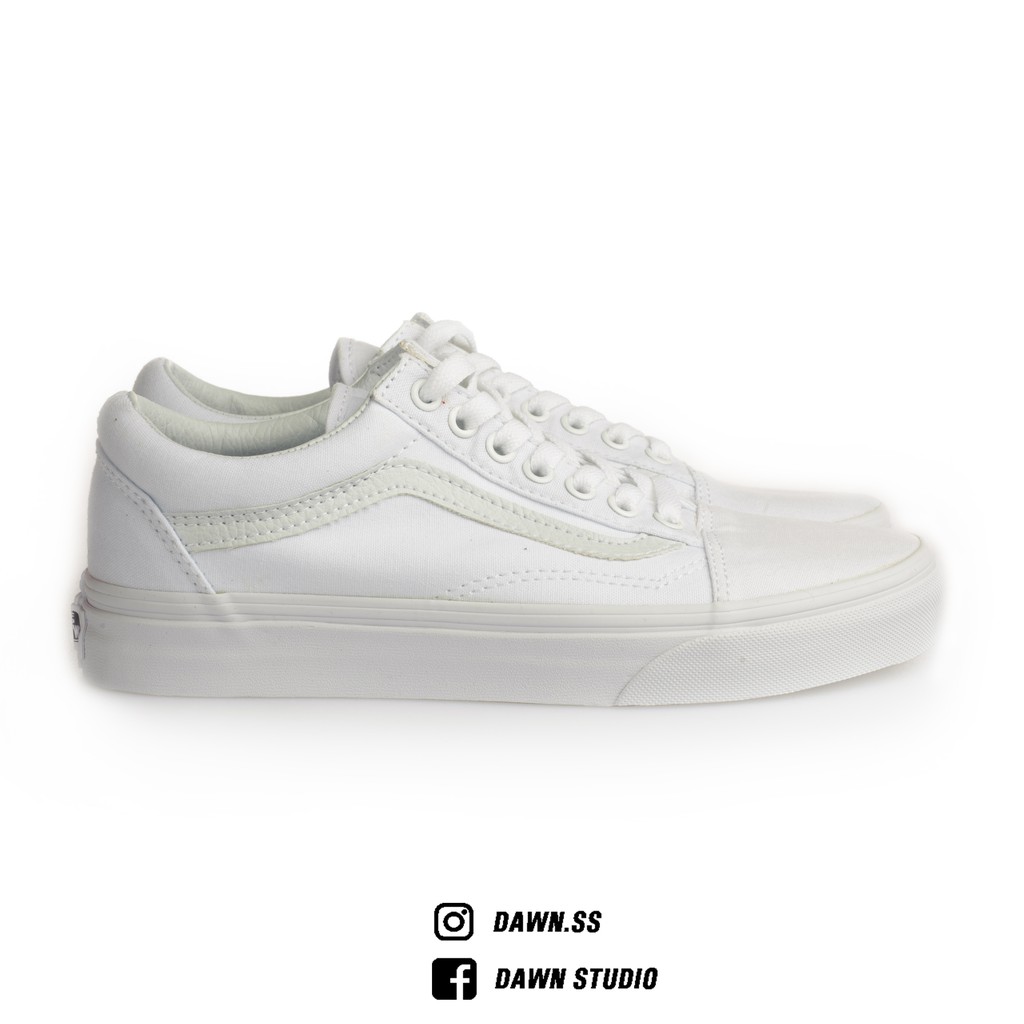 vans old skool full white