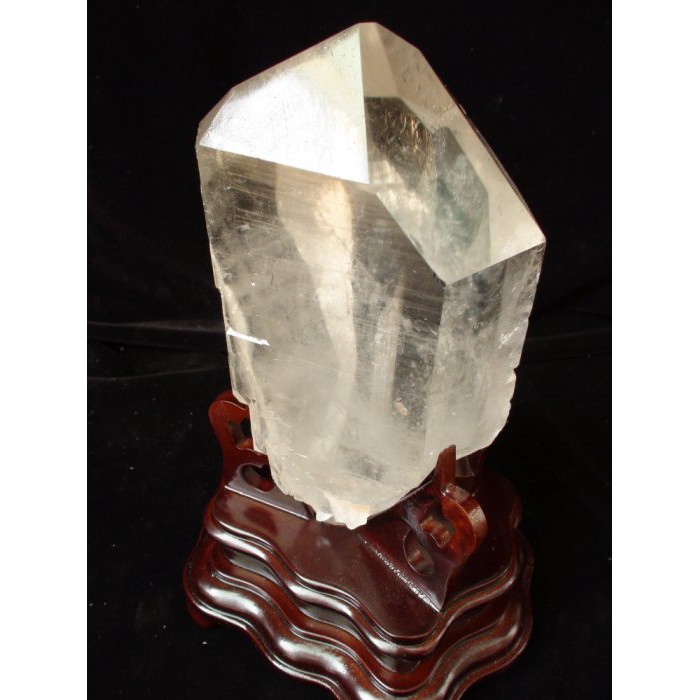 ~shalin-crystal~巴西晶王白水晶骨幹~1.15公斤~晶質清透~質地超優~值得珍藏!