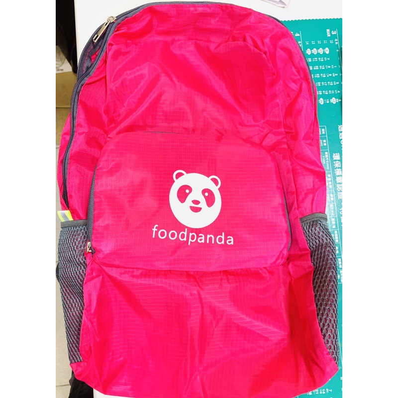 Foodpanda 熊貓 胖熊貓 可收折 後背包