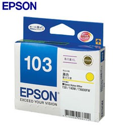 *大賣家* EPSON 103(T103450)原廠高印量黃色墨水匣,請先詢問庫存