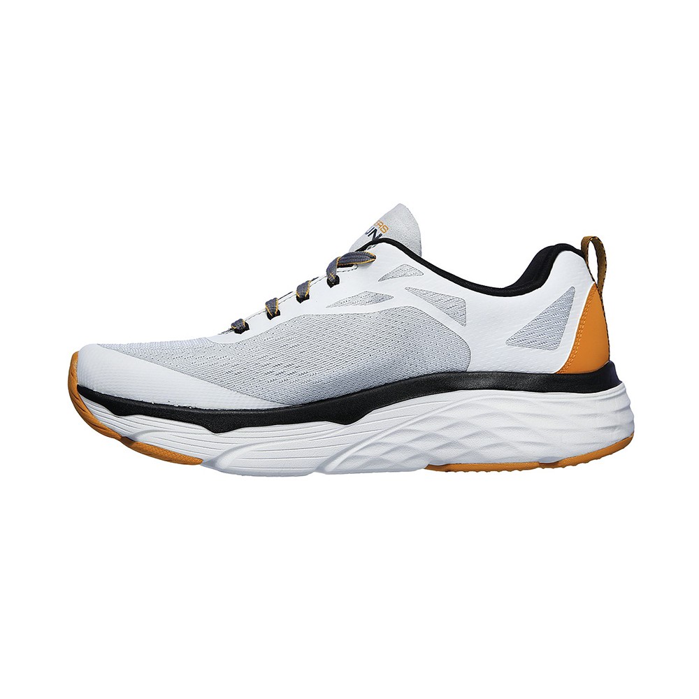 SKECHERS系列 MAX CUSHIONING ECITE 男款白色運動慢跑鞋-54460LGYL