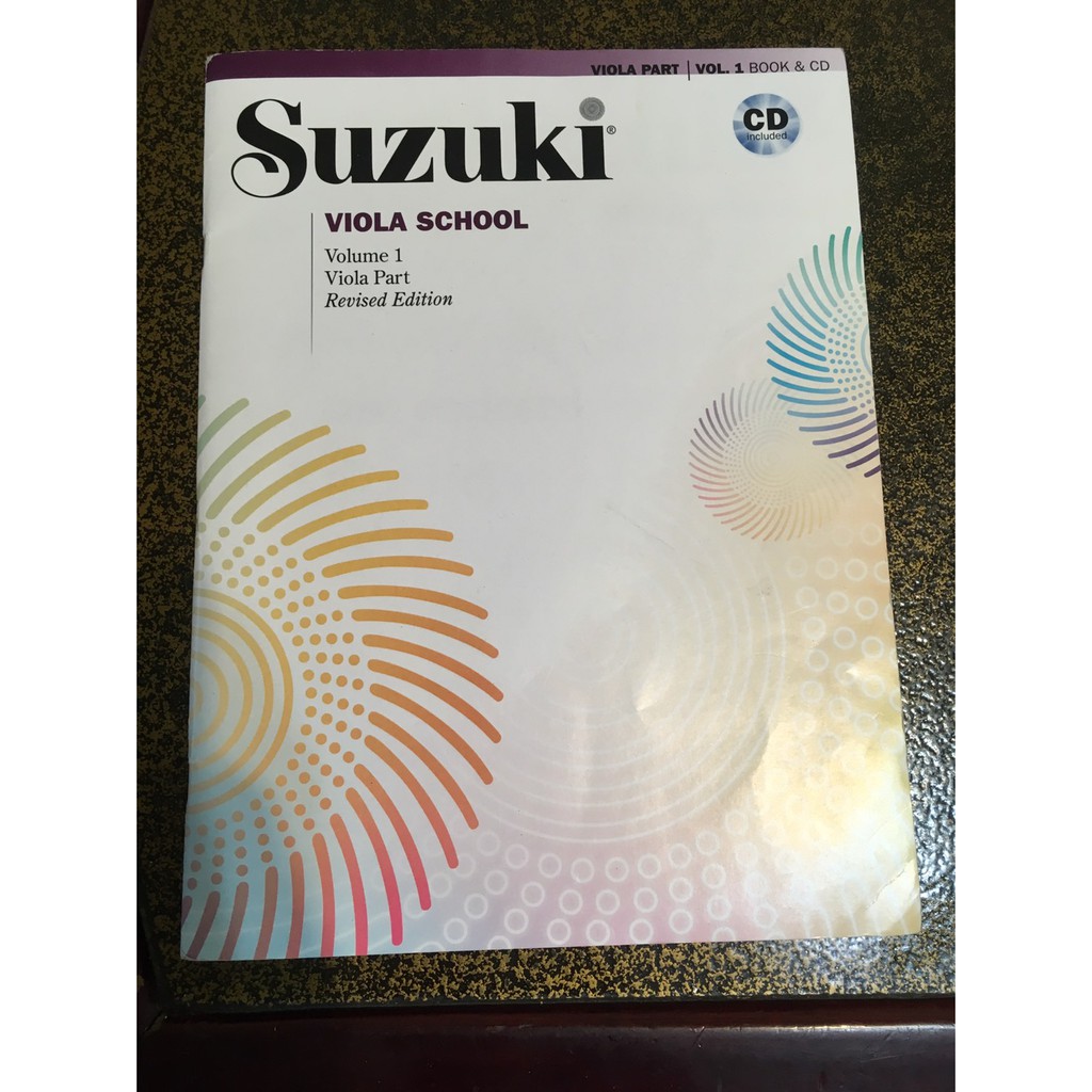 鈴木中提琴第1冊教本 附CD Suzuki Viola Book&amp;CD Vol-1 二手