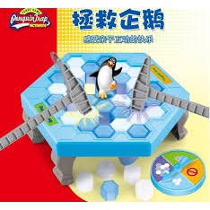 【MR W】敲打企鵝破冰台遊戲 拯救企鵝破冰台 拆牆遊戲 敲冰磚遊戲 益智玩具 桌遊