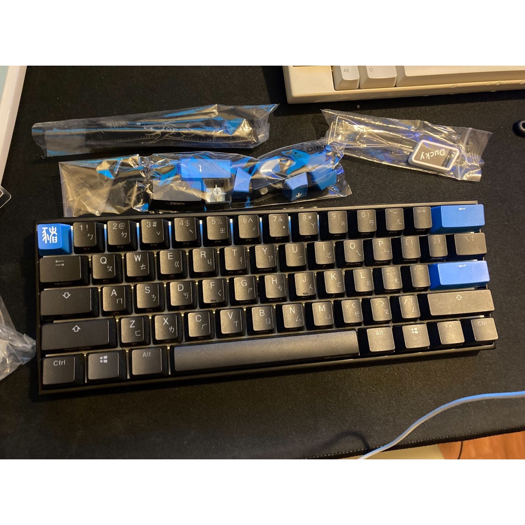 Ducky one 2 MECHA Mini 60% 機械鍵盤 Cherry Silver 櫻桃銀軸