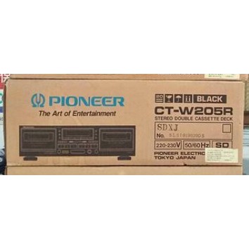 全新庫存機保固三日 PIONEER 先鋒 CT-W205R 雙卡座  雙卡 卡式錄音播放機 錄音帶 錄音卡座