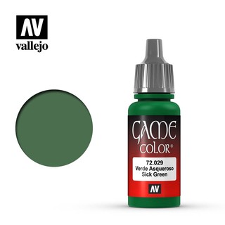 【模界模型】Vallejo Game Color 疫病綠色 Sick Green 72029