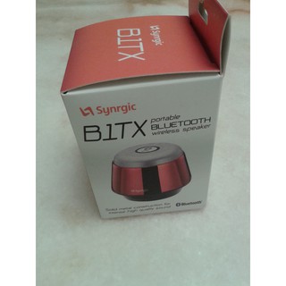 Synrgic B1TX Bluetooth藍芽喇叭(艷麗紅)
