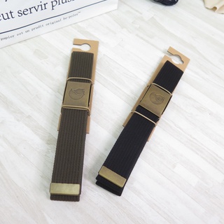 Fjallraven北極狐 Canvas Brass Belt 寬約3.8CM 帆布皮帶 軍風 腰帶 77297