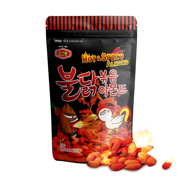 預購 MURGERBON 韓國Murgerbon辣雞風味-杏仁果 210g