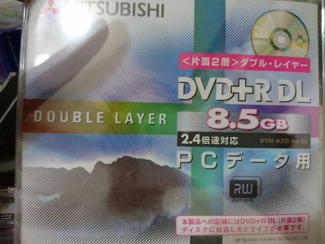 三菱dvd R Dl 單面雙層8 5g 單片盒裝 蝦皮購物