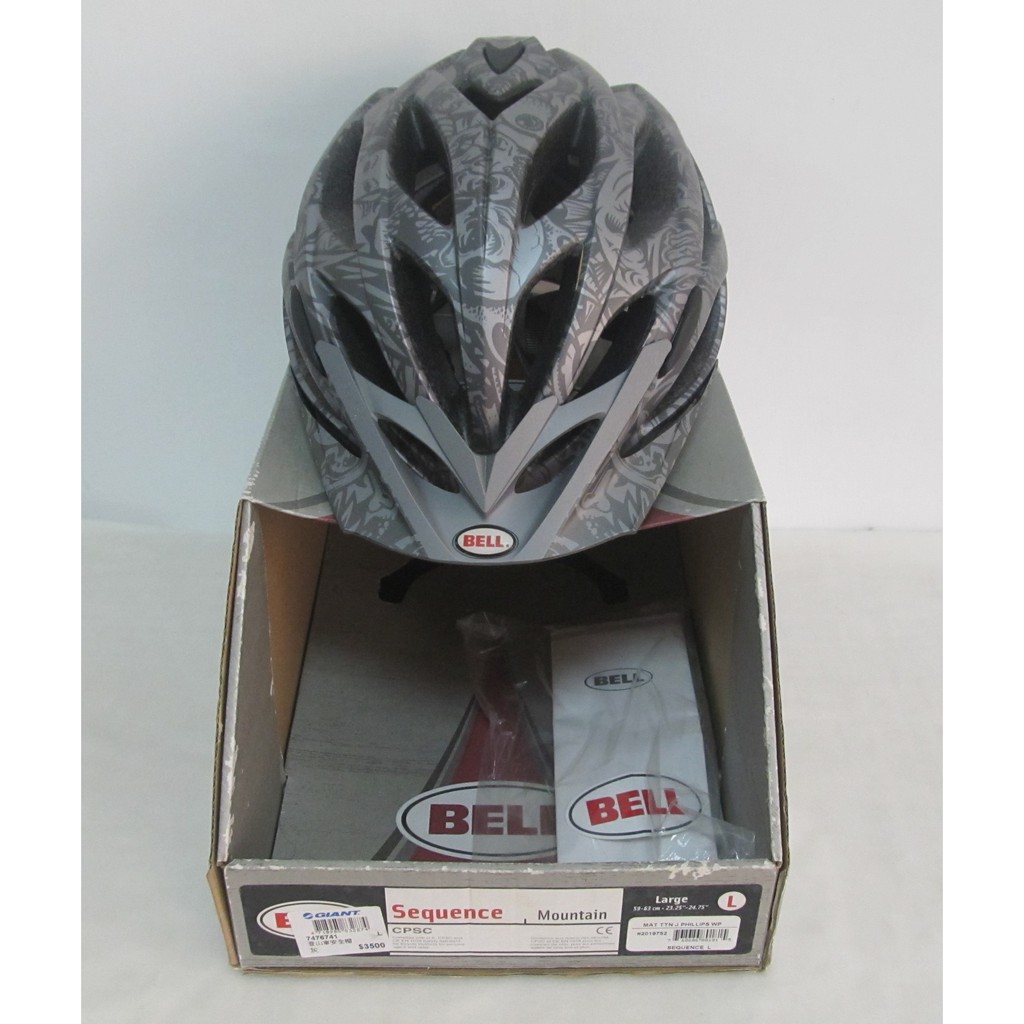 BELL自行車安全帽 ---L號59~63CM 美國製造