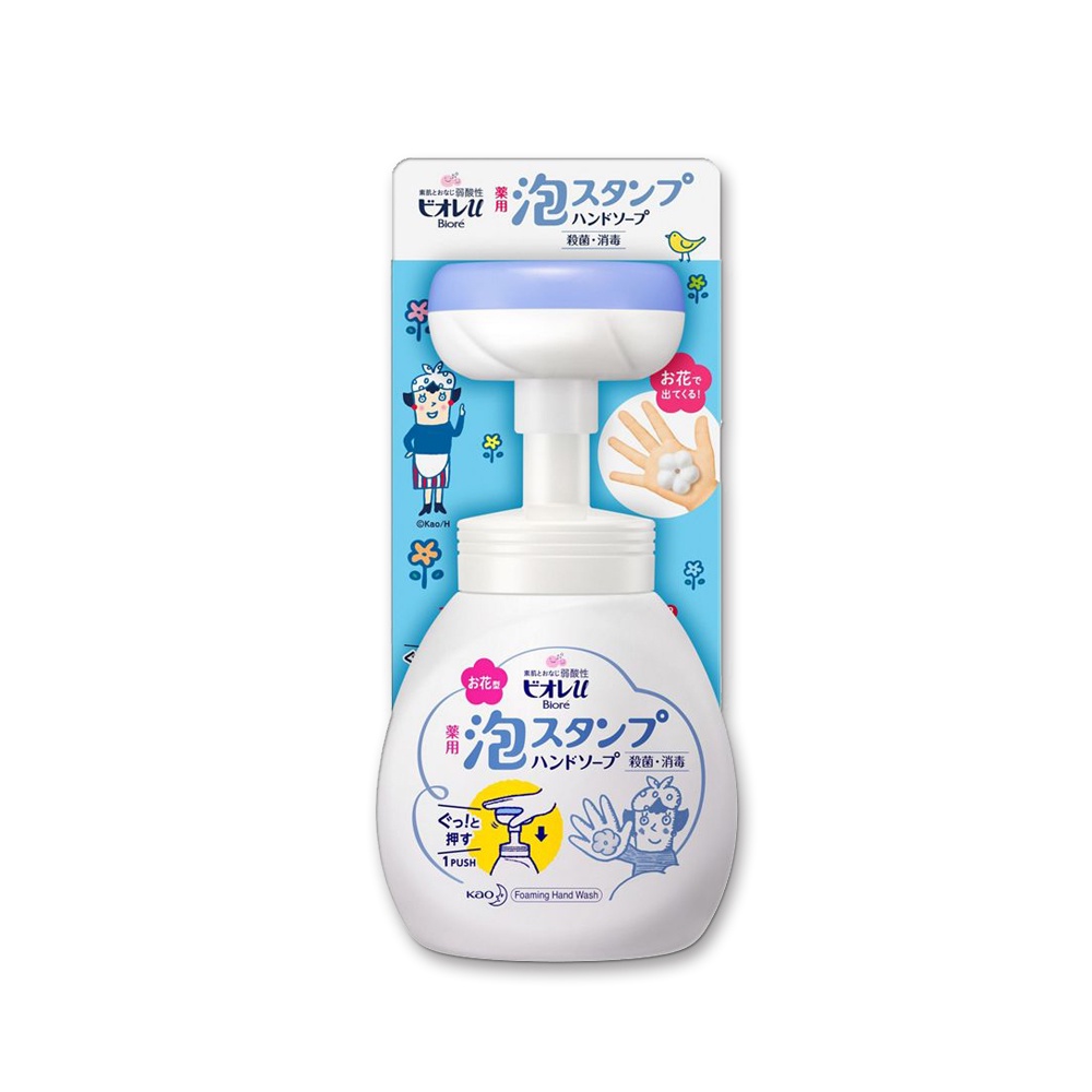 日本 KAO 花王 蜜妮 洗手乳 250ml 花朵 造形 Biore 泡泡 慕斯 淨膚 鎖水 保濕 清潔 泡沫
