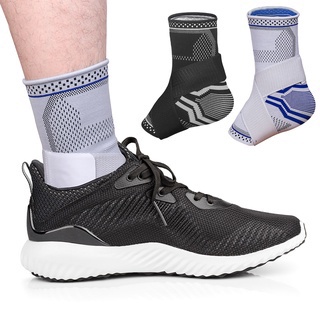 新款 1 對運動护踝 支撐籃球腳踝 足球腳踝支撐 3D 編織彈性繃帶 運動健身腳防護裝備