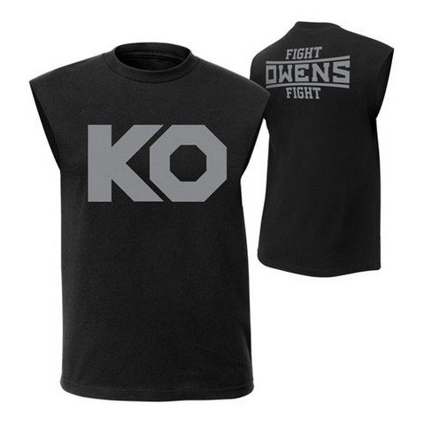 ☆阿Su倉庫☆WWE摔角 Kevin Owens KO Fight Muscle T-Shirt KO無袖肌肉背心