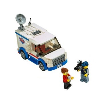 木木玩具 樂高 LEGO City 城市系列 60233 拆售 新聞採訪車
