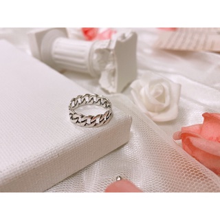 s925銀編織 麻花（粗）銀戒指 銀戒 編織戒❤️ mrs.pearl