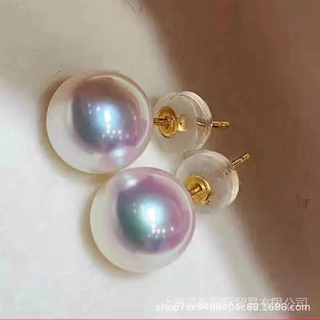 akoya海水珍珠貝母耳環日本工藝高品質珍珠耳環