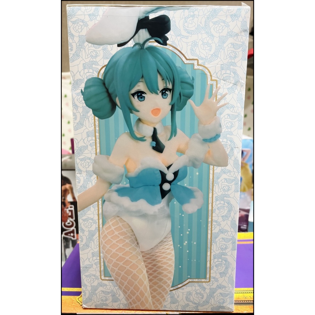 桃園龍潭可自取 現貨 初音未來 初音 MIKU 兔女郎 白兔 白絲襪 白網襪 性感 美女 港版 巨無霸 公仔