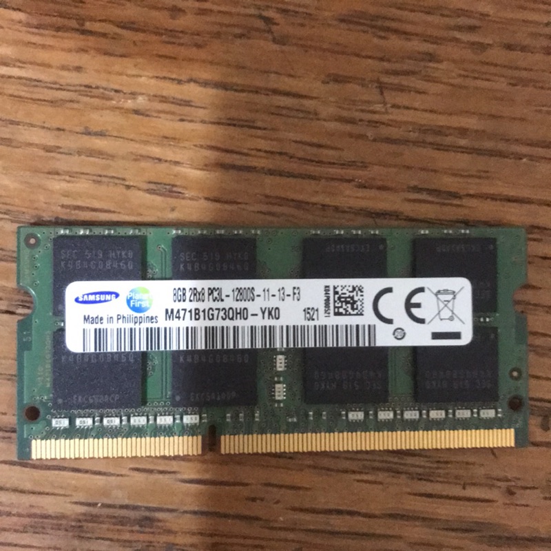 筆電專用 DDR3 8G 1600