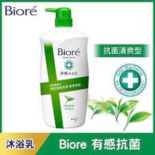 Biore淨嫩沐浴乳 抗菌清爽型 潔淨綠茶香 1200g 蜜妮淨嫩沐浴乳(抗菌清爽型)1200g