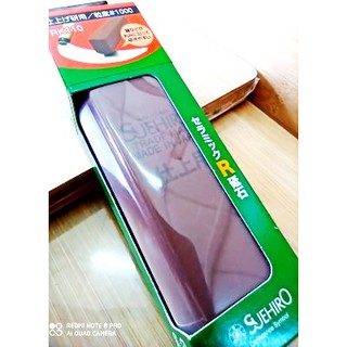 36 鎌砥石1000#末廣印磨刀石日本製SUEHIRO園藝用 R型 砥石粒度RK-110 磨刀石 修正砥石 磨刀器具末廣