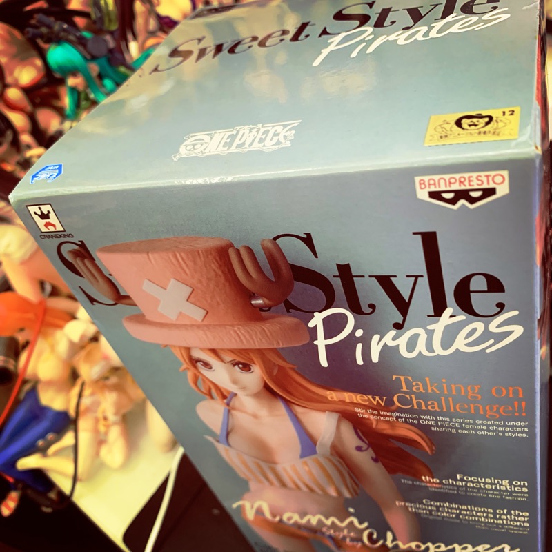 [台主請帶走] 新款 金證 長盒 美女 公仔 娜美 喬巴 B款 Sweet Style Pirates 海賊王