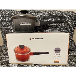 Le Creuset 珐瑯醬汁鍋14（燧石灰）_《全新現貨》